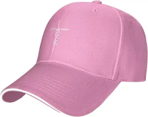 Jesus Cross Blessed Faith Christian Religious Gift Baseball Cap Men Ponytail Hat Women Sun Hat Trucker Hat Black