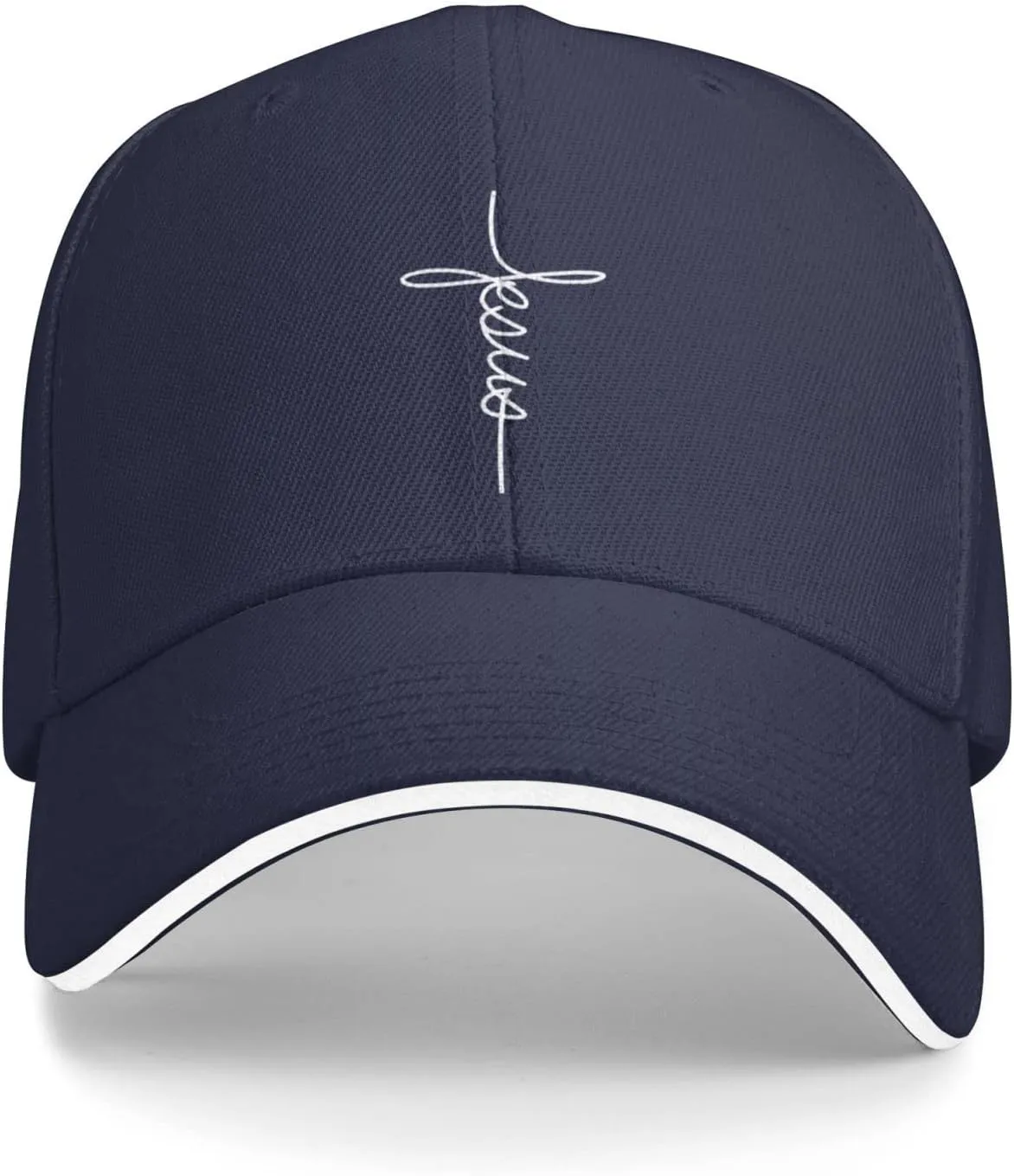 Jesus Cross Blessed Faith Christian Religious Gift Baseball Cap Men Ponytail Hat Women Sun Hat Trucker Hat Black