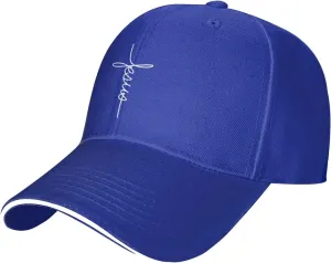 Jesus Cross Blessed Faith Christian Religious Gift Baseball Cap Men Ponytail Hat Women Sun Hat Trucker Hat Black