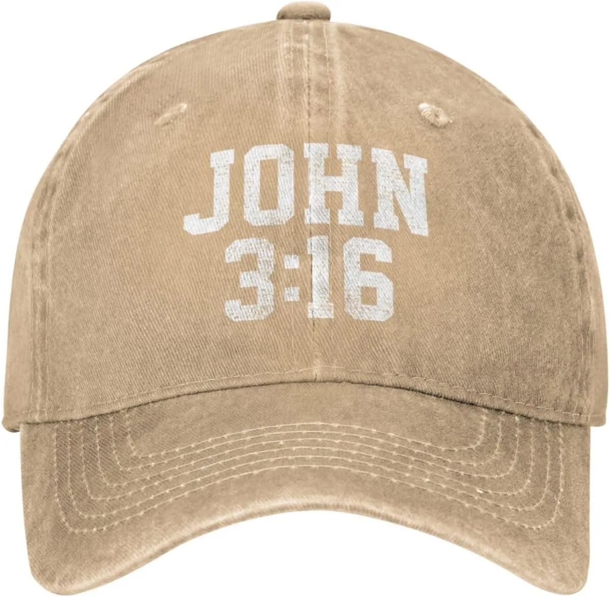 John 3:16 Believer Christian, Jesus, Faith Cowboy Hat Men Vintage Baseball Cap Women Trucker Hat Summer Dad Hat Black