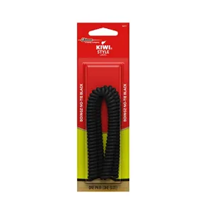 KIWI Style Boingz Laces No-Tie Black, One Size