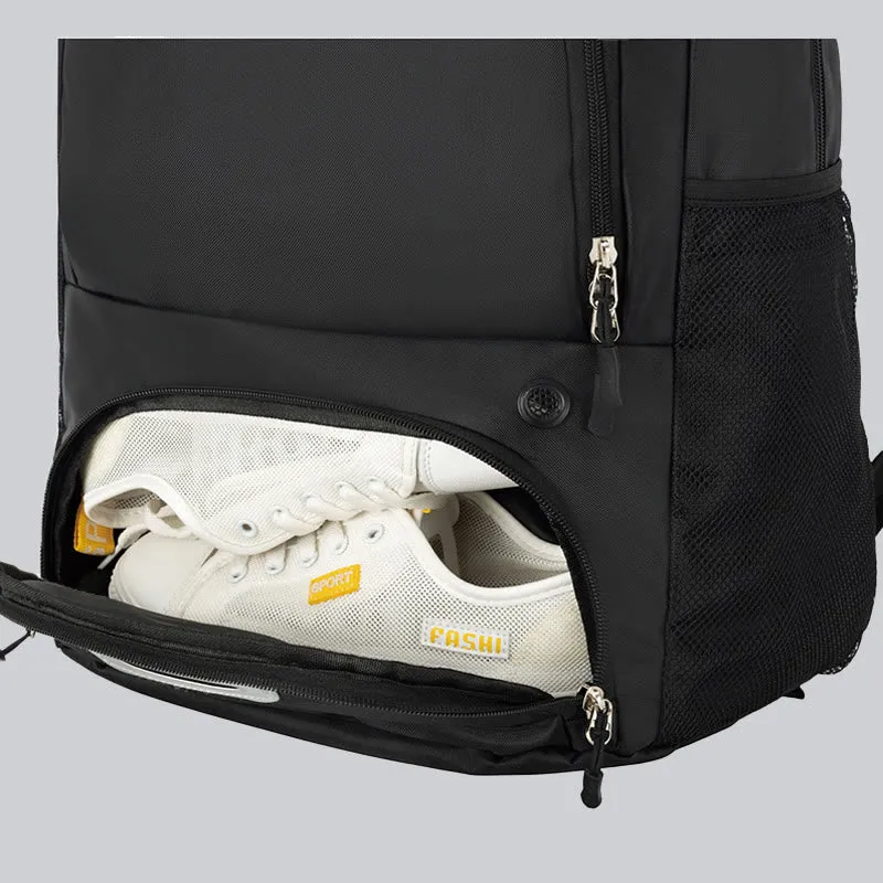 Large Capacity Sport Bag Durable Basketball Backpack with Shoes Compartment