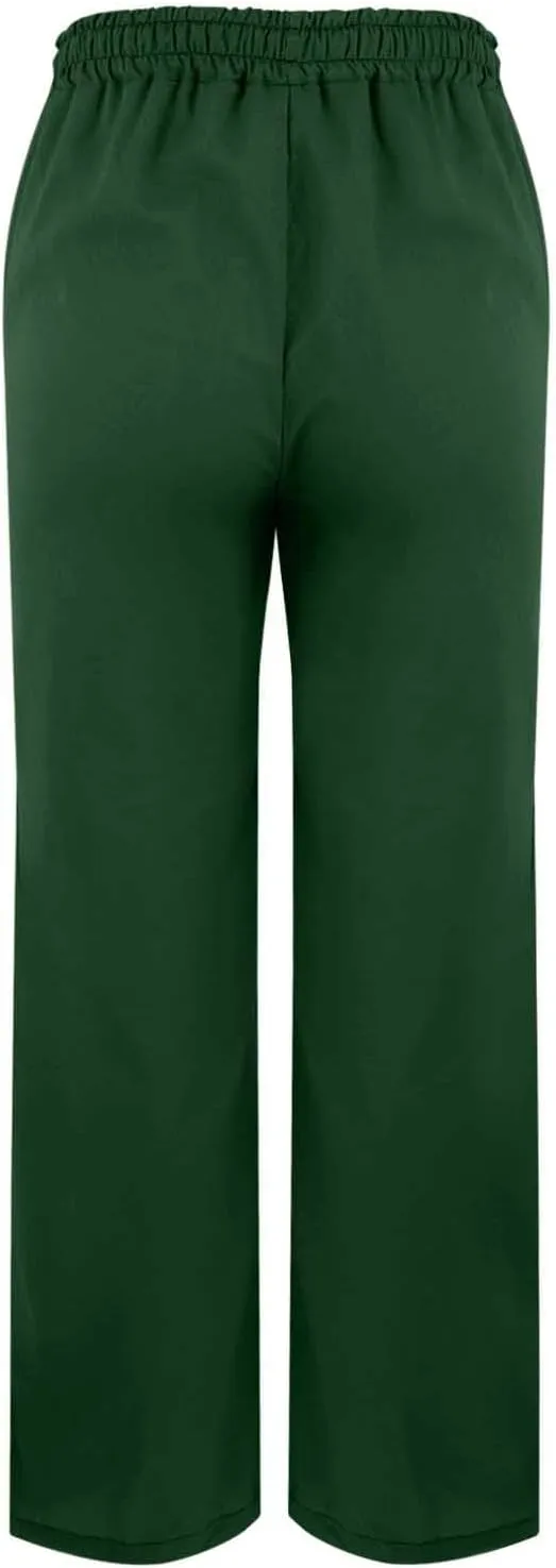 Linen Pants for Women 2025 Summer Drawstring Straight Leg Cropped Lounge Pant Casual Loose Lightweight Beach Trousers