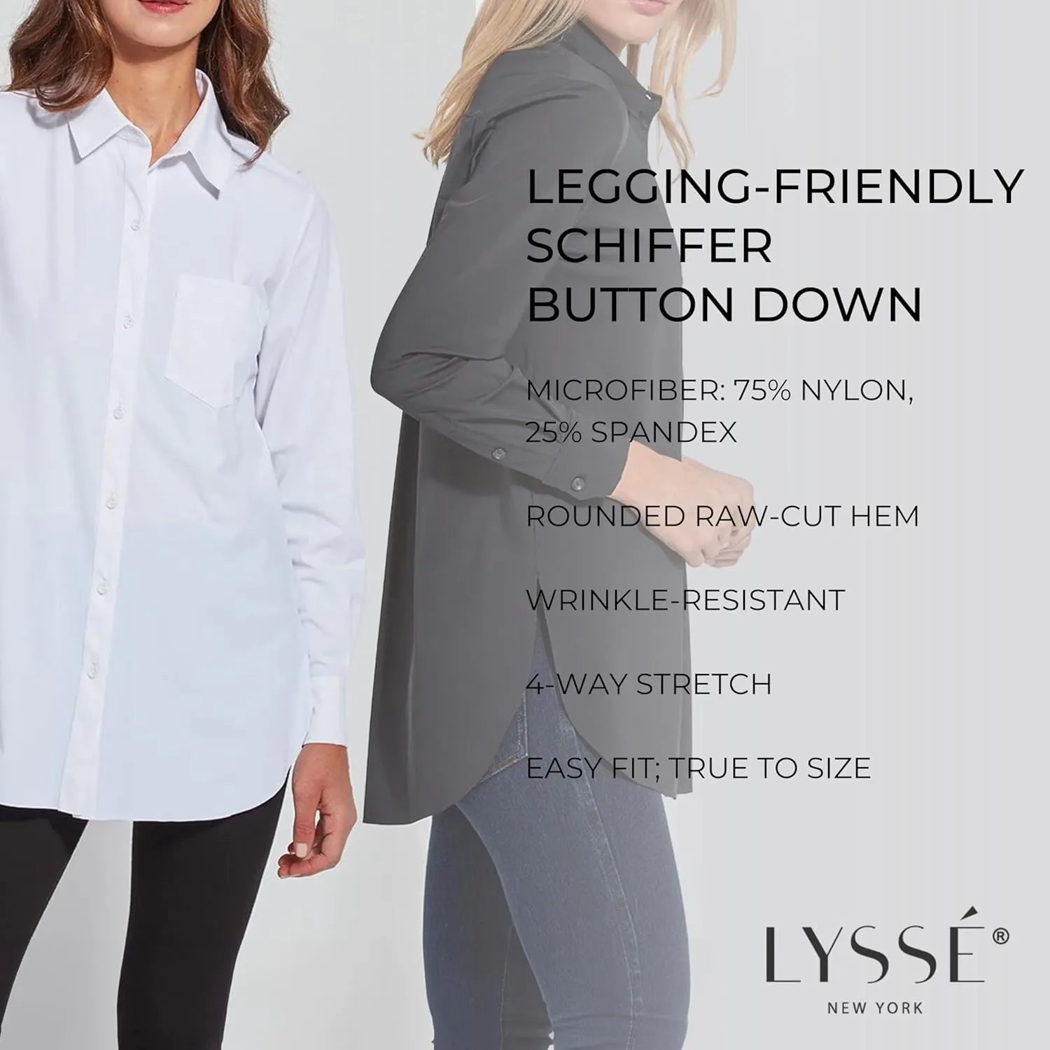 Lyssé Women's Schiffer Button Down Shirt