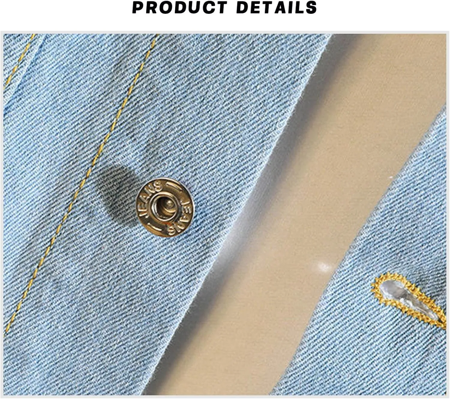Men's Denim Jacket Button Down Western Trucker Jean Jackets Printed Classic Regular Fit Jeans Coat with Pockets