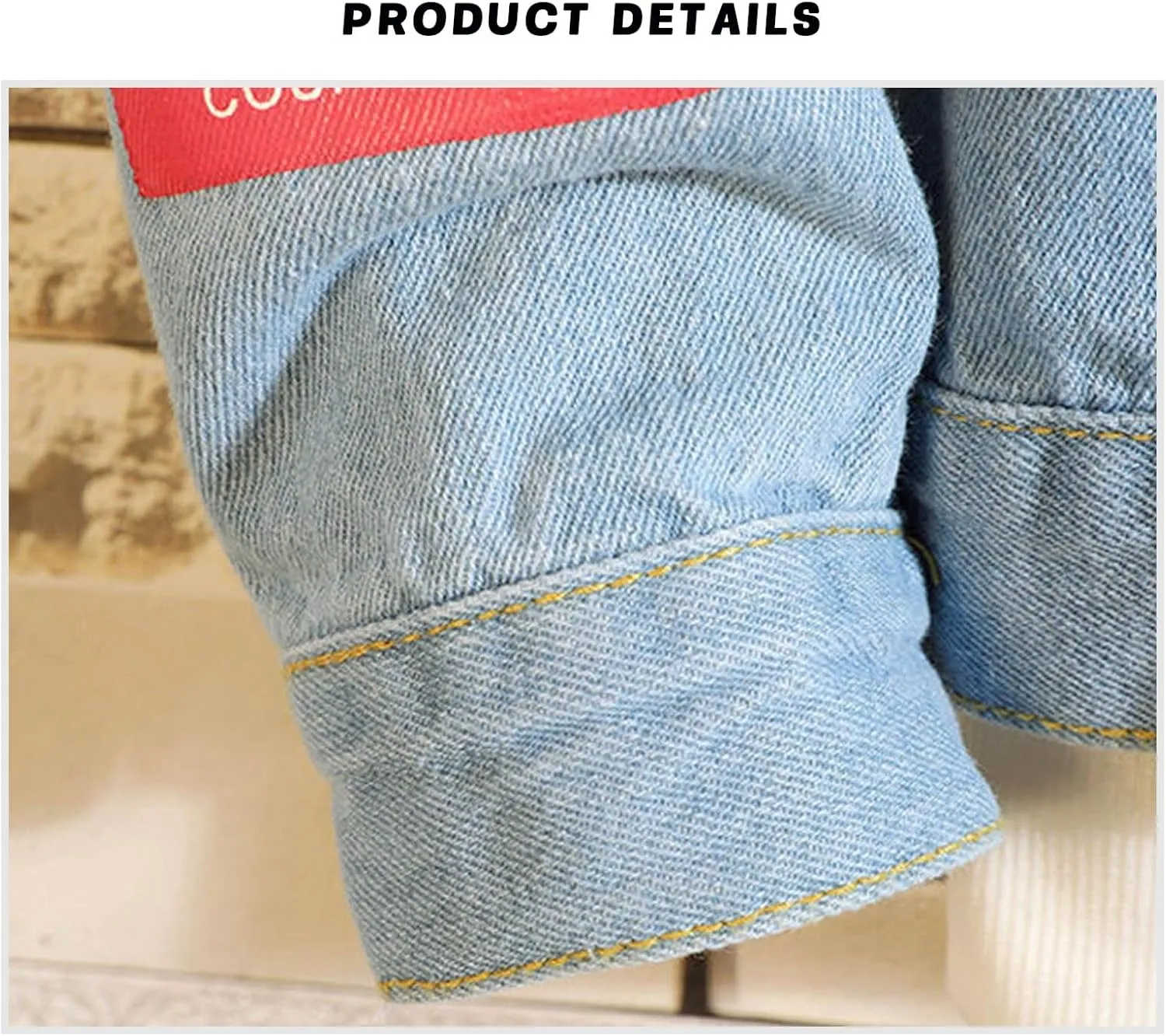 Men's Denim Jacket Button Down Western Trucker Jean Jackets Printed Classic Regular Fit Jeans Coat with Pockets