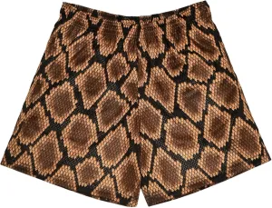 Mens Mesh Workout Shorts with Paisley Graphic Print Lightweight Athletic Running Shorts Quick-Dry