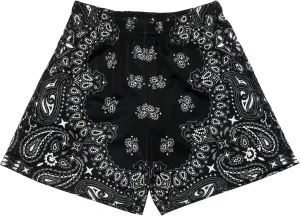 Mens Mesh Workout Shorts with Paisley Graphic Print Lightweight Athletic Running Shorts Quick-Dry