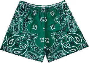 Mens Mesh Workout Shorts with Paisley Graphic Print Lightweight Athletic Running Shorts Quick-Dry