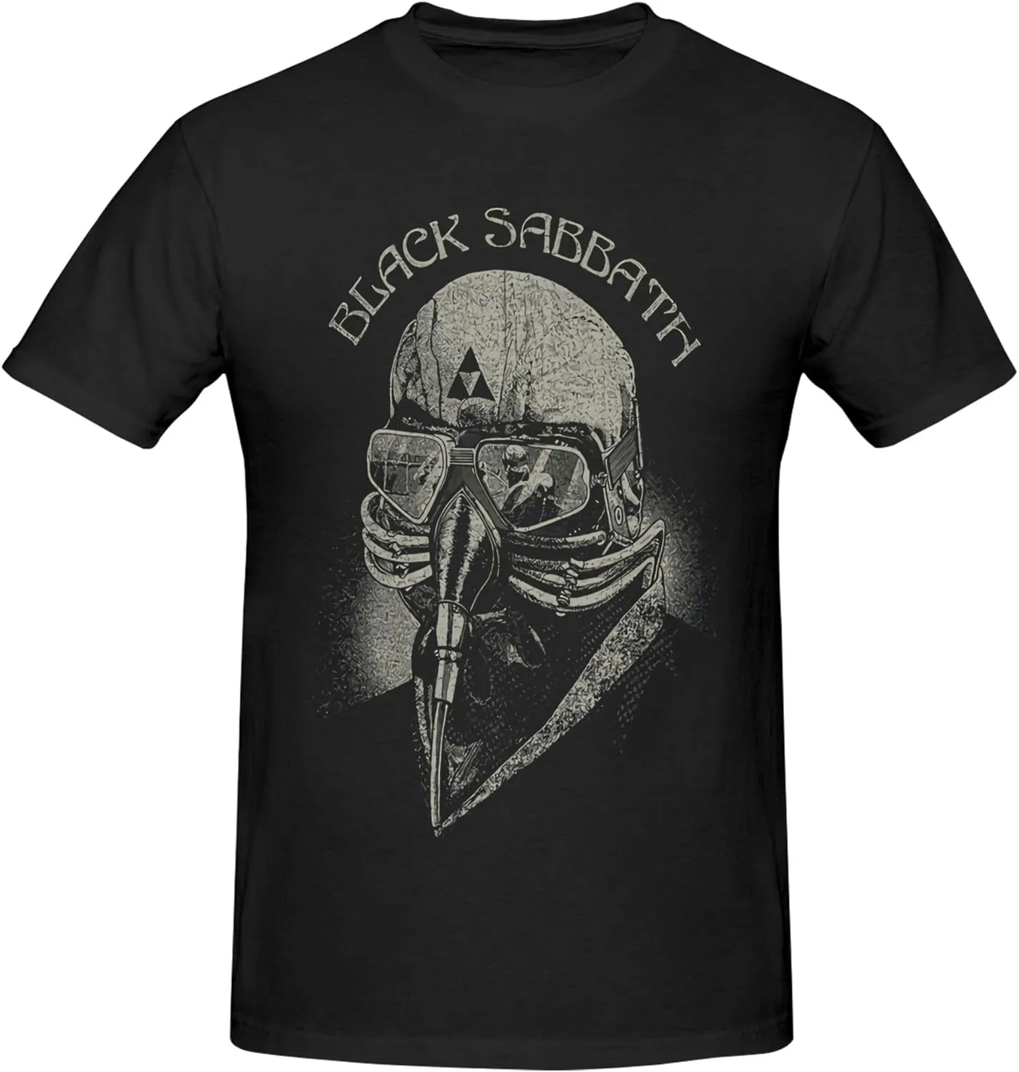 Mens T-Shirts Short Sleeve Fashion Tee Crewneck Top Clothing Black