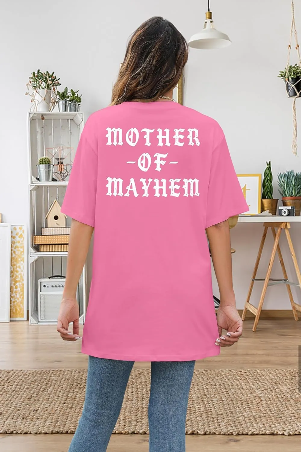 Mom Life Shirt Women Funny Mama Graphic Tee Classic Mommy Rock T-Shirt Casual Short Sleeve Top
