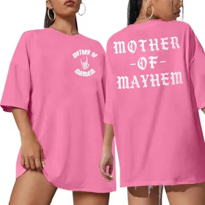 Mom Life Shirt Women Funny Mama Graphic Tee Classic Mommy Rock T-Shirt Casual Short Sleeve Top