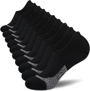 No Show Socks for Women Running Hiking Athletic Non Slip Low Socks 5 Pairs
