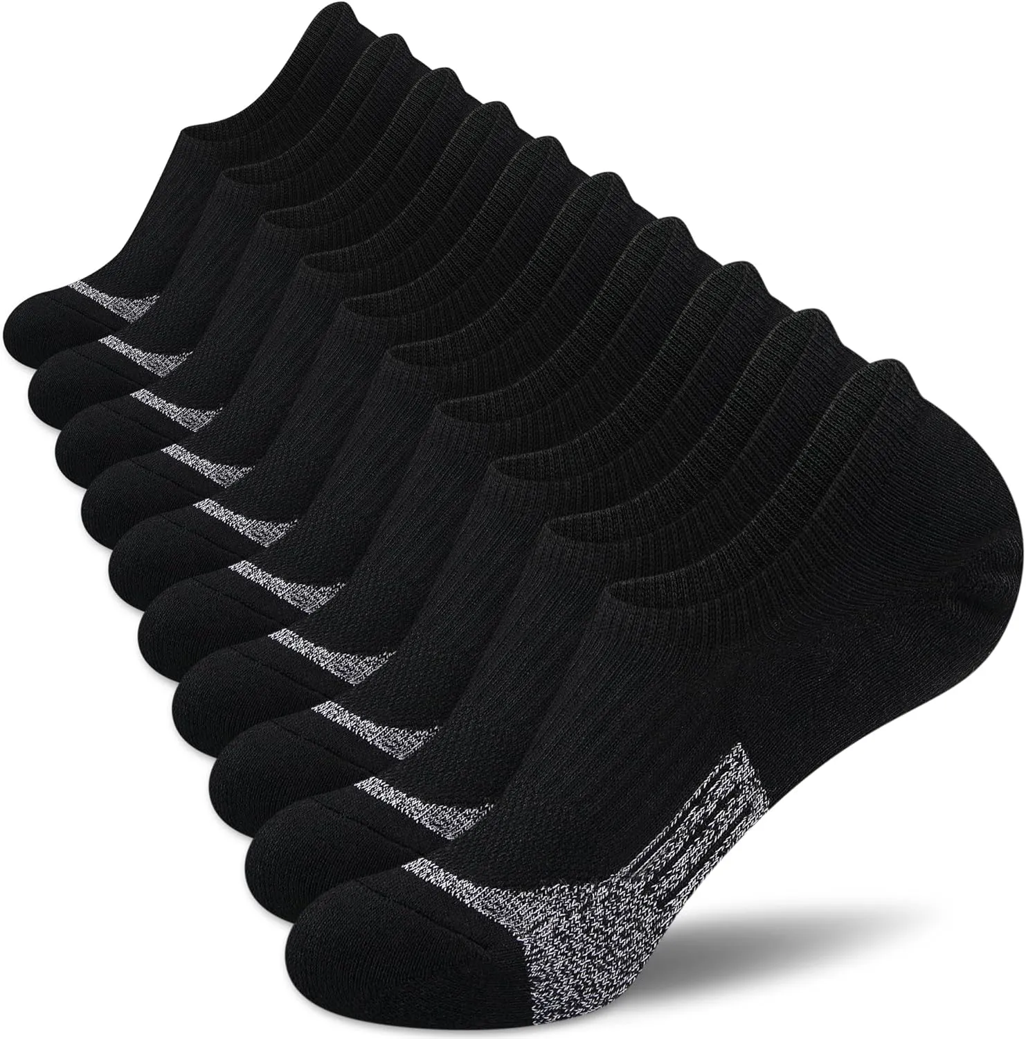 No Show Socks for Women Running Hiking Athletic Non Slip Low Socks 5 Pairs