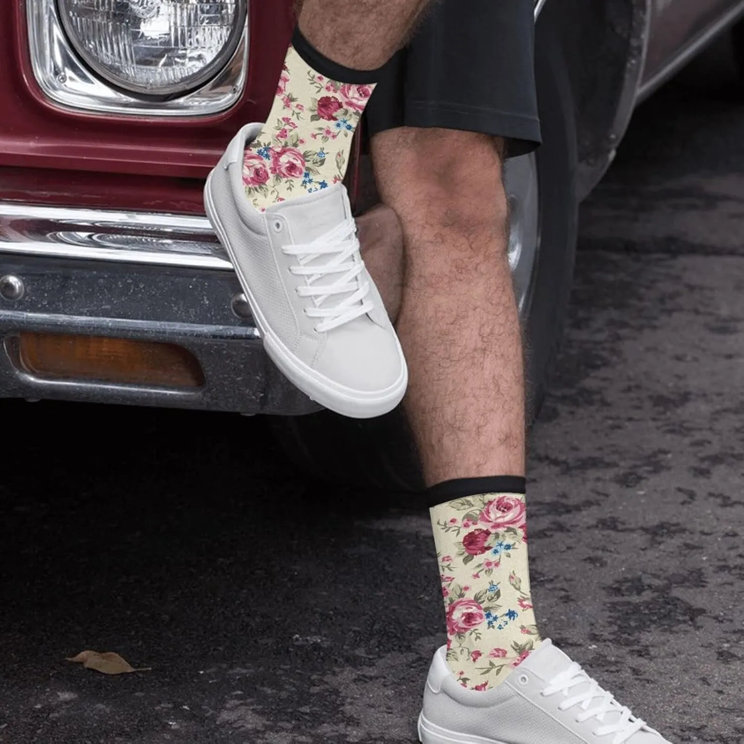 Novelty Fun Crew Socks Fashion Comfortable Men And Women Crazy Dress Socks
