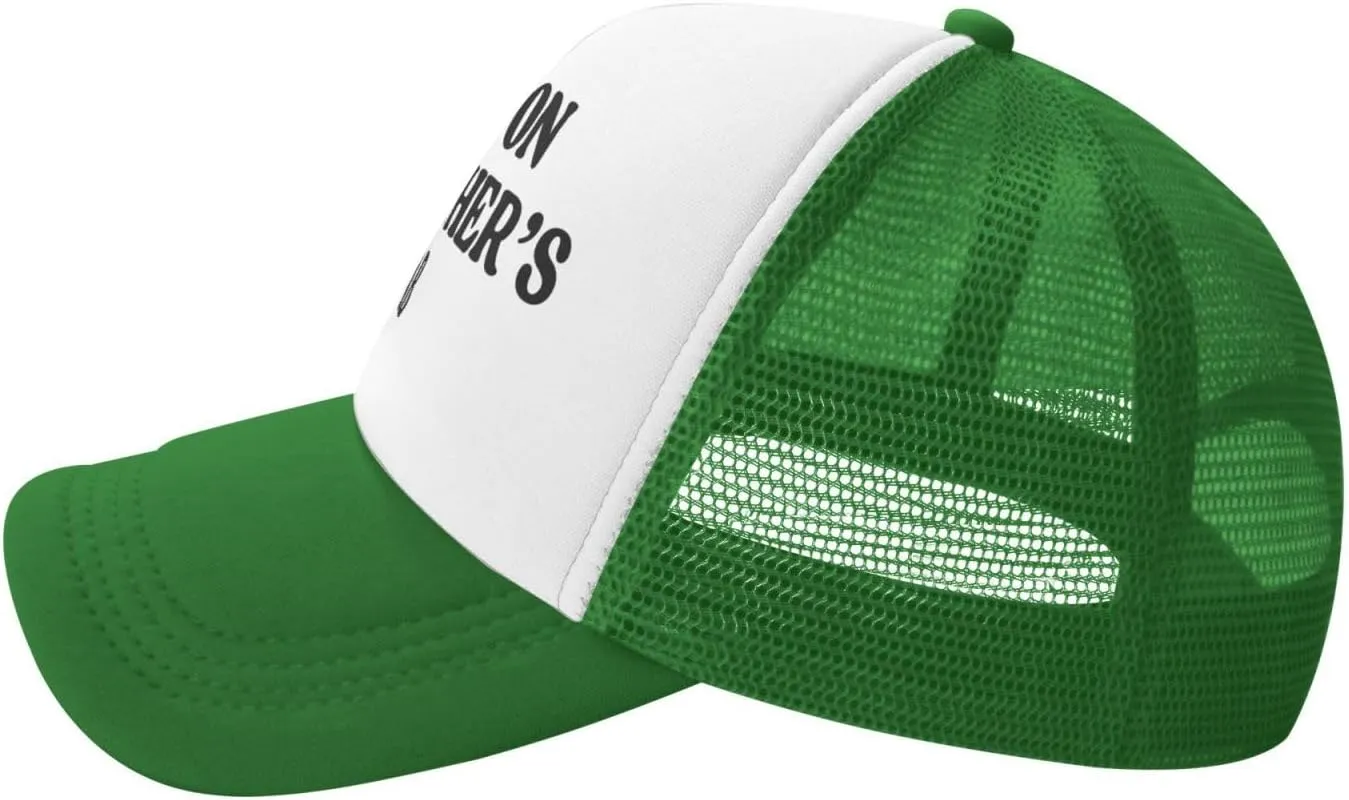 Put It On My Brother's Tab Hat Birthday Trucker Hat Baseball Cap Women Men Dad Hat Black