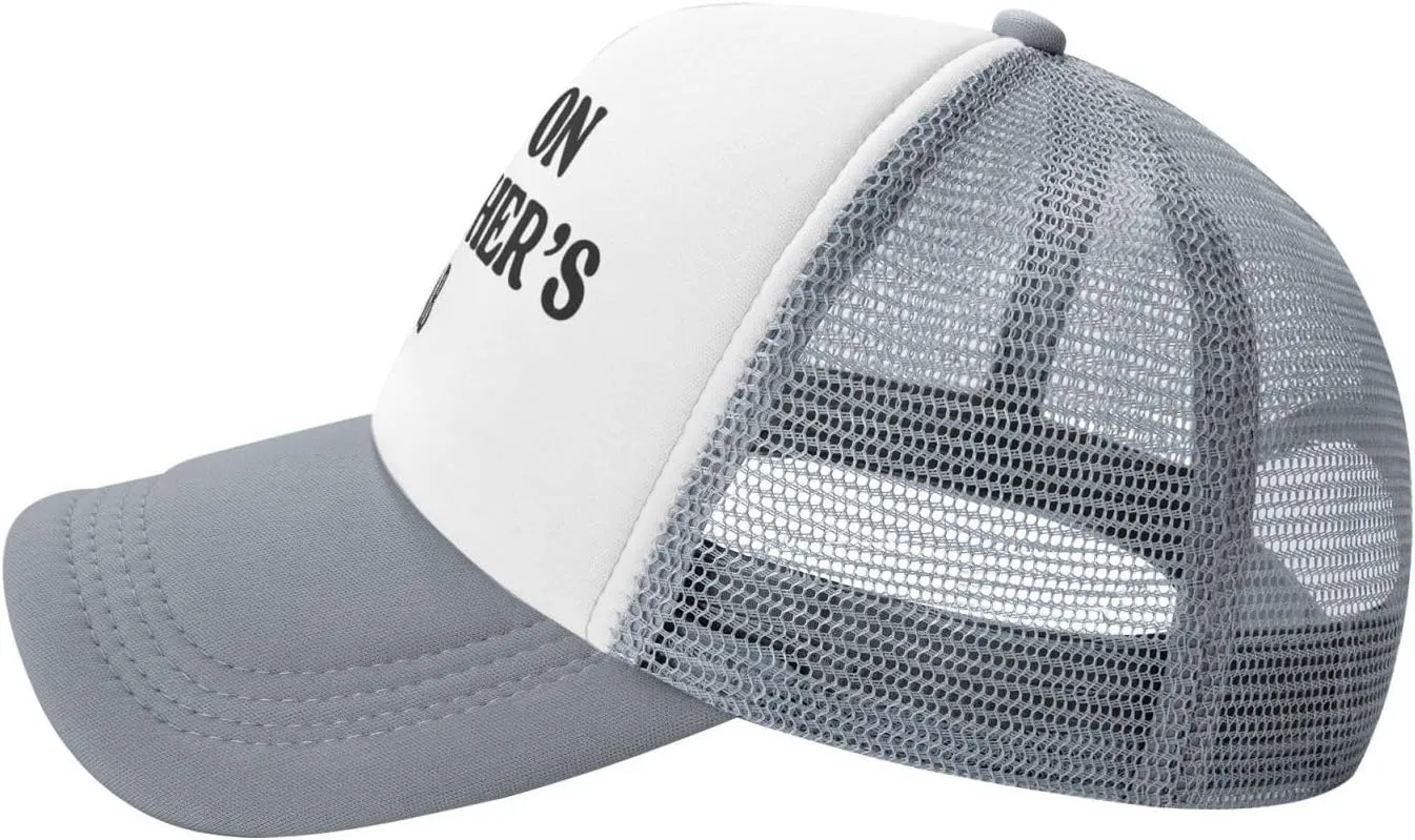 Put It On My Brother's Tab Hat Birthday Trucker Hat Baseball Cap Women Men Dad Hat Black
