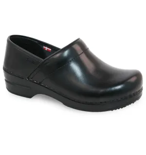 Sanita Addison Women's Cabrio Black Chef Clog (Chef Shoes)