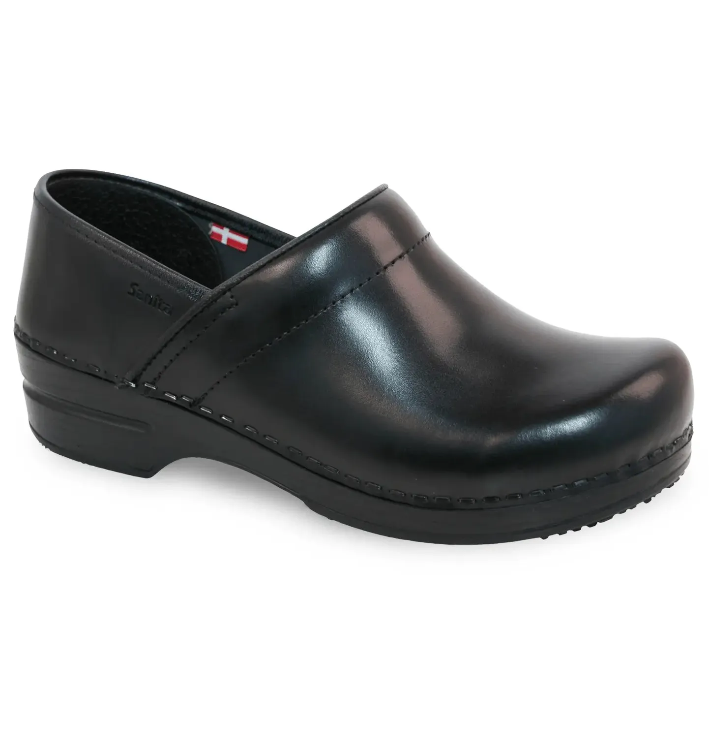 Sanita Addison Women's Cabrio Black Chef Clog (Chef Shoes)
