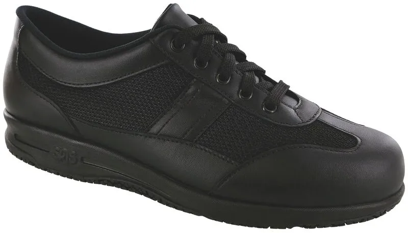 SAS Reverie Non Slip Lace Up Shoe - Black