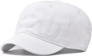 Short Brim Baseball Cap, Adjustable Plain Short Brim Workout Hat Fishing Hat Athletics Cap Running Hat