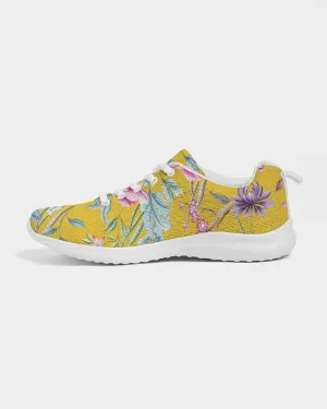 Sporty Sneakers in yellow chinoiserie