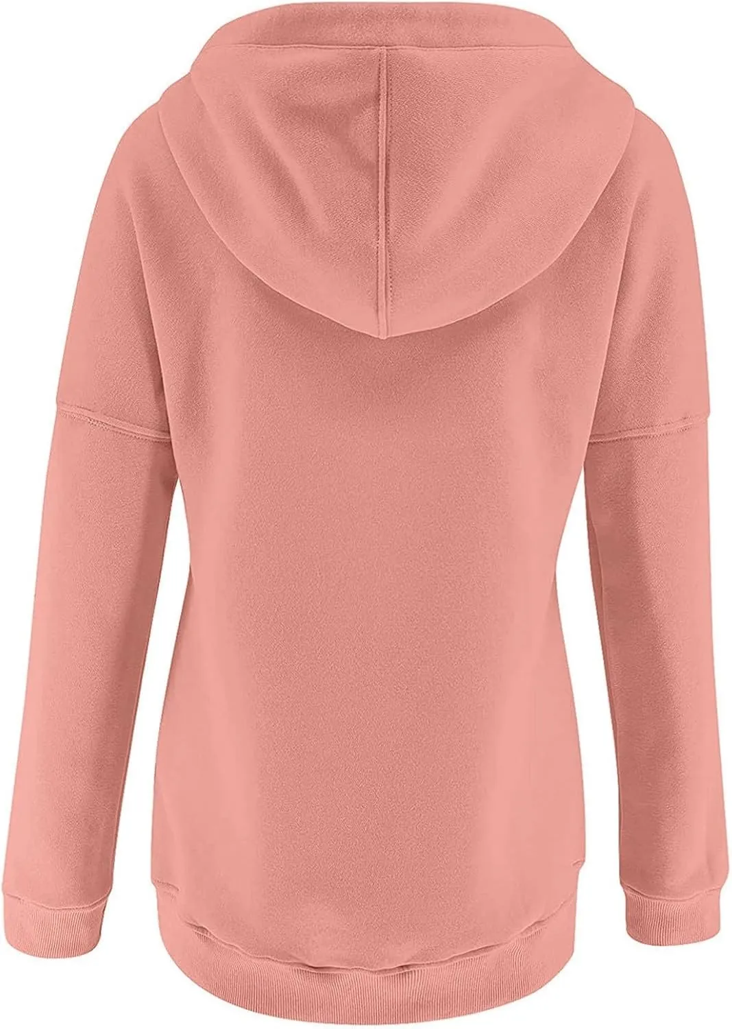 Sweatshirt for Women Fall Women's Casual Hoodies Long Sleeve Solid Lightweight Pullover Tops Loose Sweatshirt with Pocket