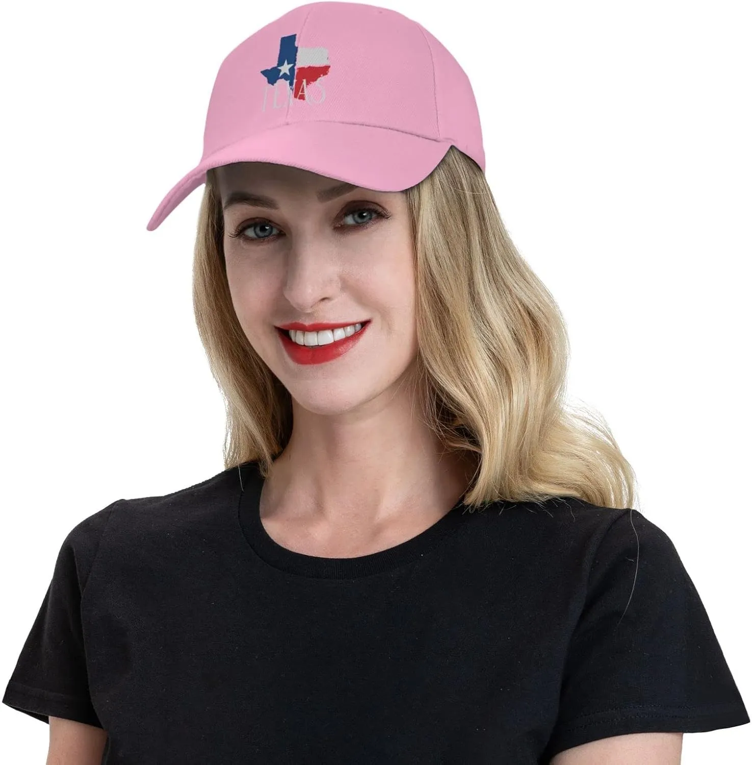 Texas - Distressed Texas map Gifts Baseball Cap Men Hat Women Dad Hat Sun Hat Adjustable Trucker Hat Cowboy Hat Black