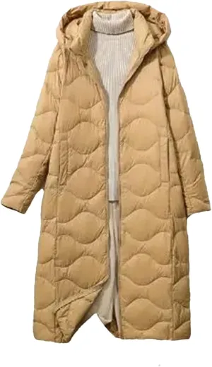 Winter Women Long Hooded Down Coat Warm Thick Down Jacket Parkas Female Loose Puffer Outwears