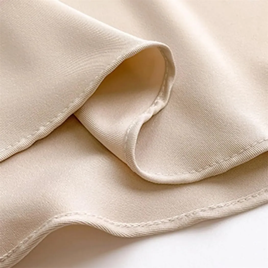 Women Pleated High Elastic Waist Skirt Ruffled A Line Swing Midi Skirts Layered Ruched Long Casual Bottoms