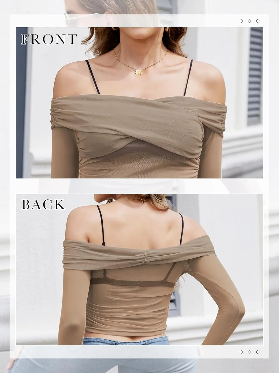 Women T Shirts V Neck Sheer Mesh Long Sleeve Trendy Casual Tee Shirts Party Clubwear Shirt 2024