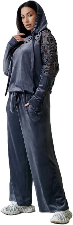 Womens 2 Piece Long Sleeve Sweatsuit Outfit Spring Fall Casual Tracksuit Lounge Set High Quality Fabric Unique Design
