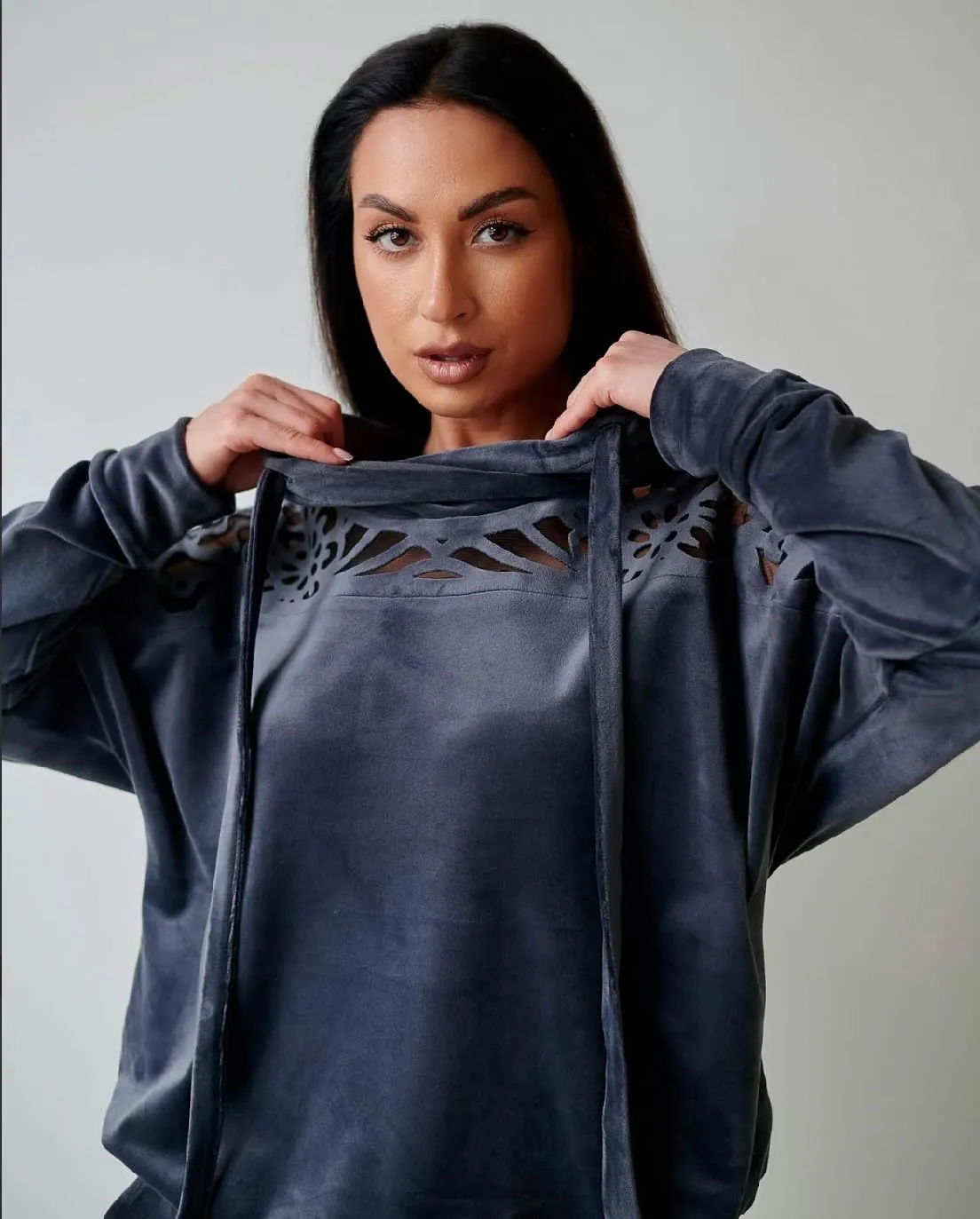 Womens 2 Piece Long Sleeve Sweatsuit Outfit Spring Fall Casual Tracksuit Lounge Set High Quality Fabric Unique Design