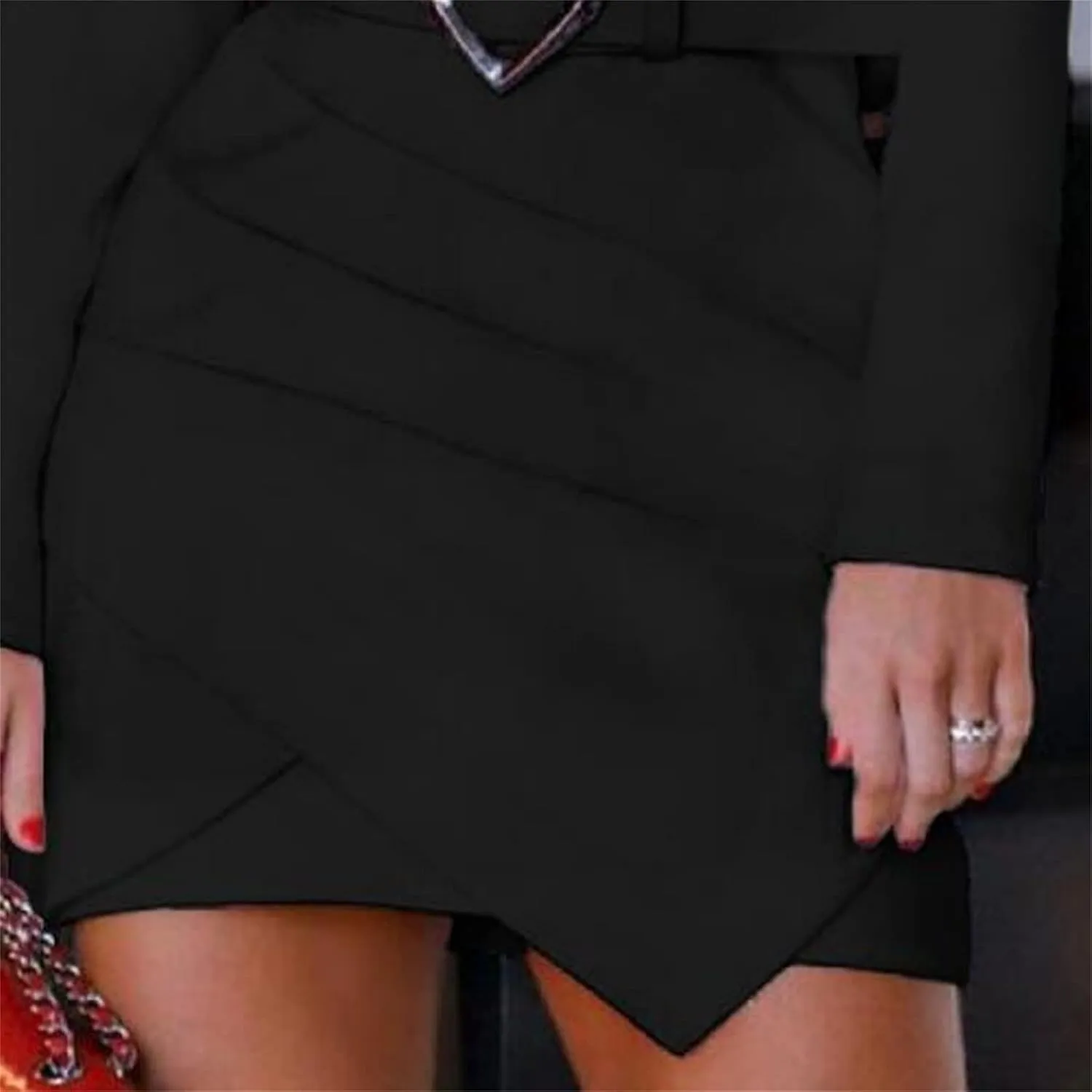 Women's Bodycon Blazer Dress Slim Fit Wrok Office Business Dress Long Sleeve Suit Sets Pencil Dress Formal Uniform