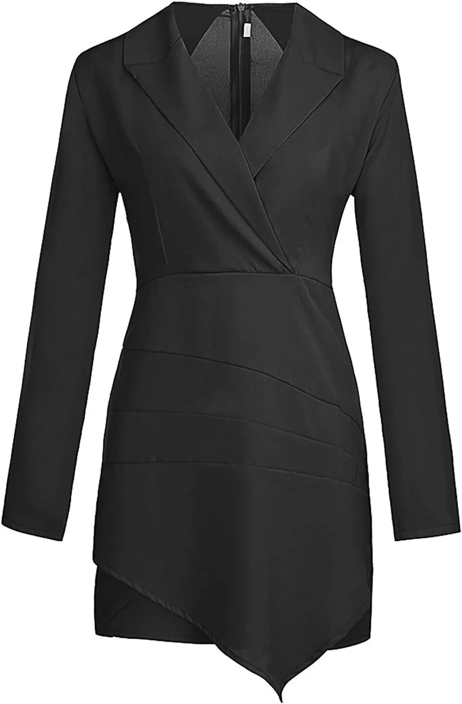 Women's Bodycon Blazer Dress Slim Fit Wrok Office Business Dress Long Sleeve Suit Sets Pencil Dress Formal Uniform