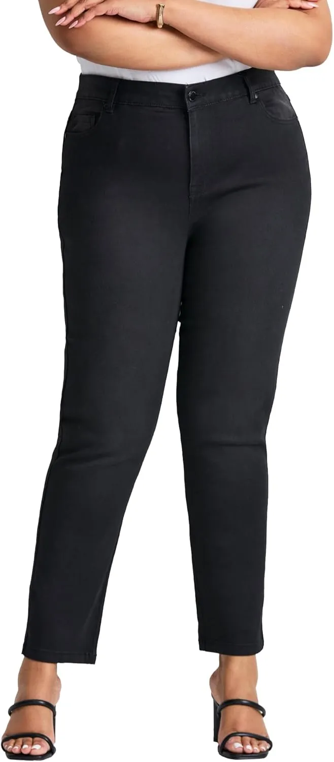 Women's Plus Size Butter Denim Straight Leg Jean