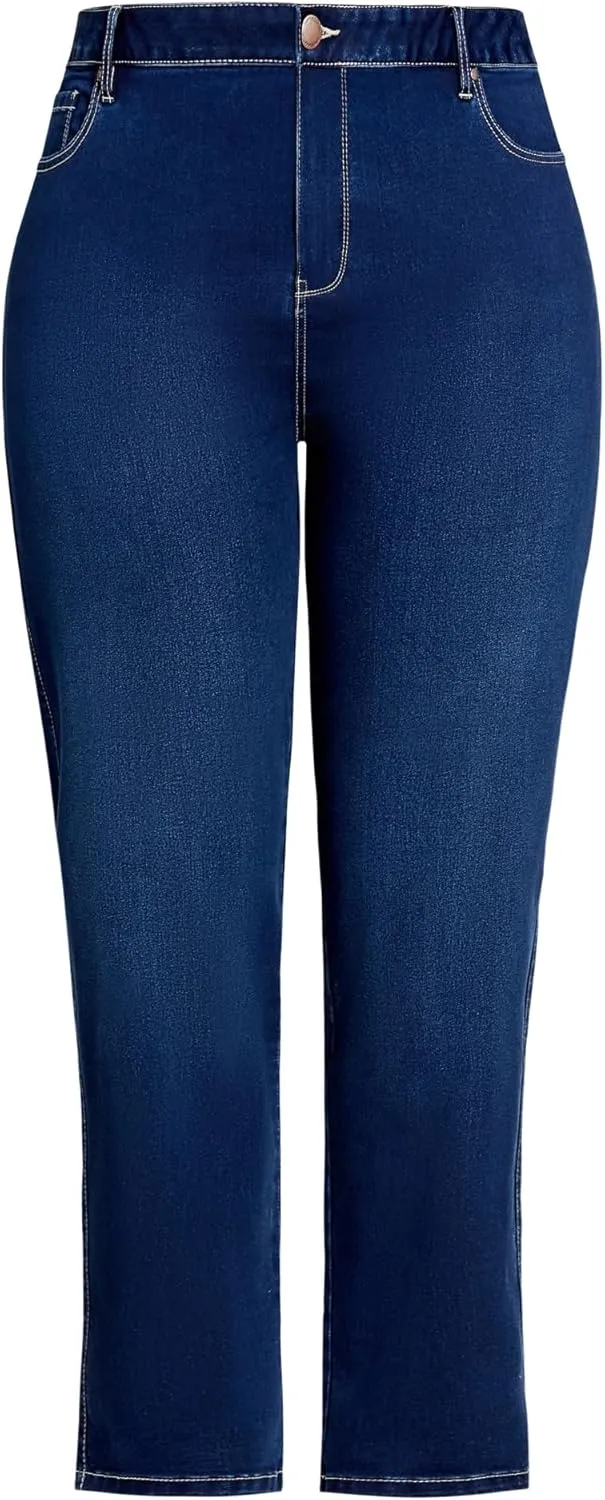 Women's Plus Size Butter Denim Straight Leg Jean