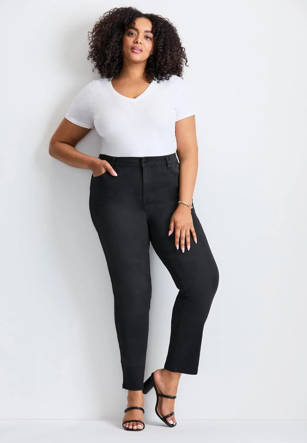 Women's Plus Size Butter Denim Straight Leg Jean