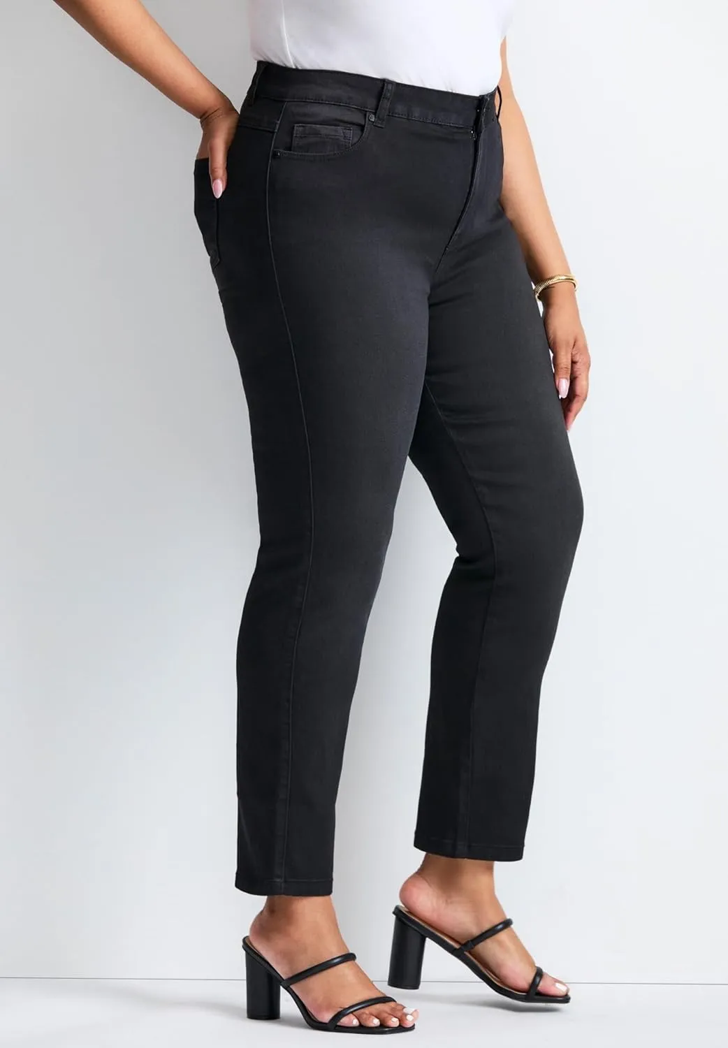 Women's Plus Size Butter Denim Straight Leg Jean