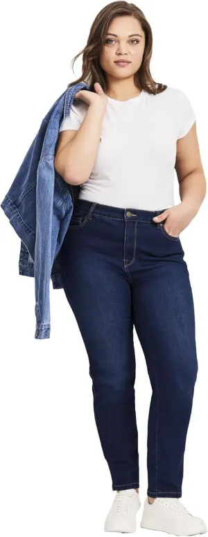 Women's Plus Size Butter Denim Straight Leg Jean