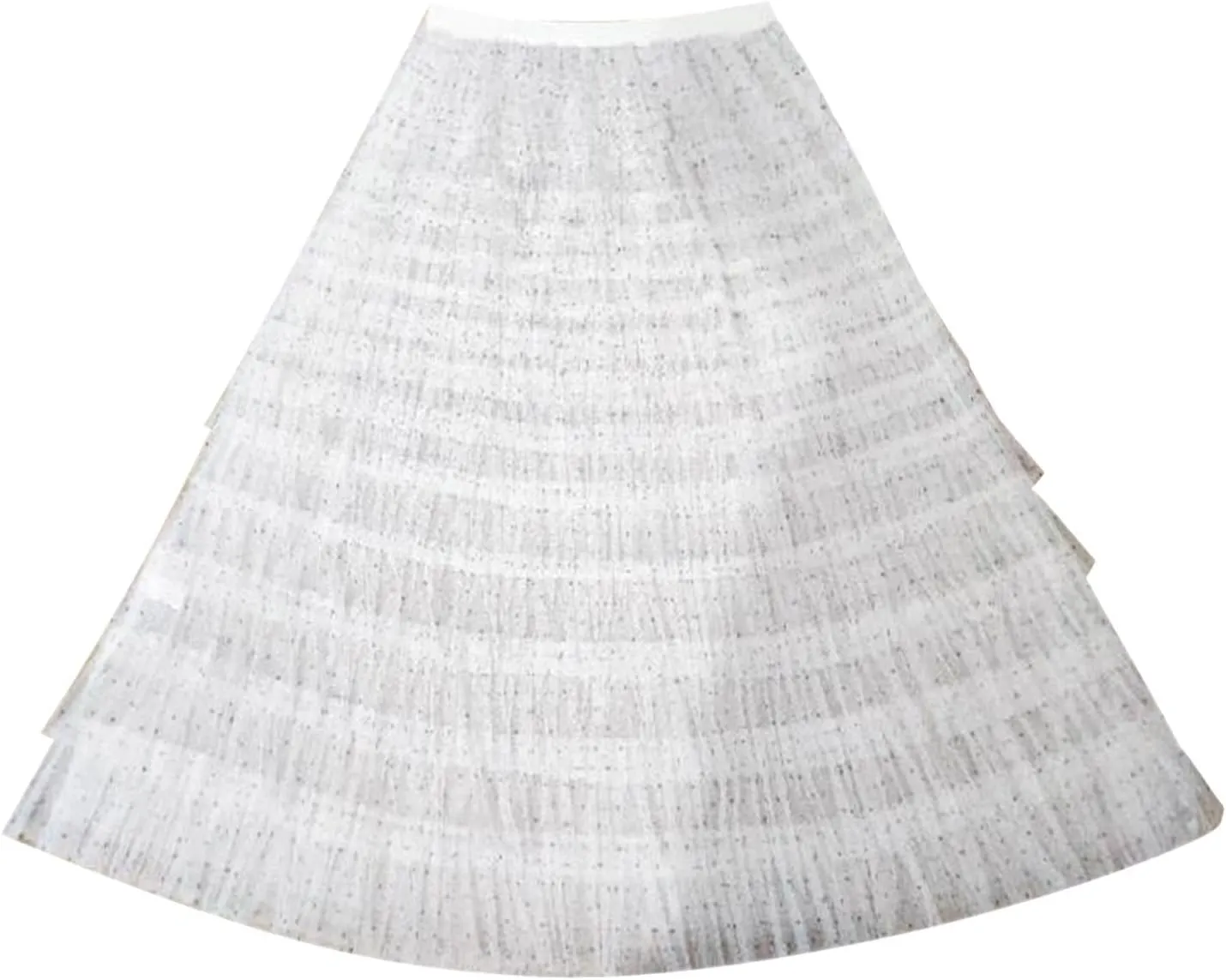 Women's Summer Boho Maxi Skirts Smocked High Wasited Flowy Dress Tiered Ruffle A Line Long Beach Long Skirt Summer