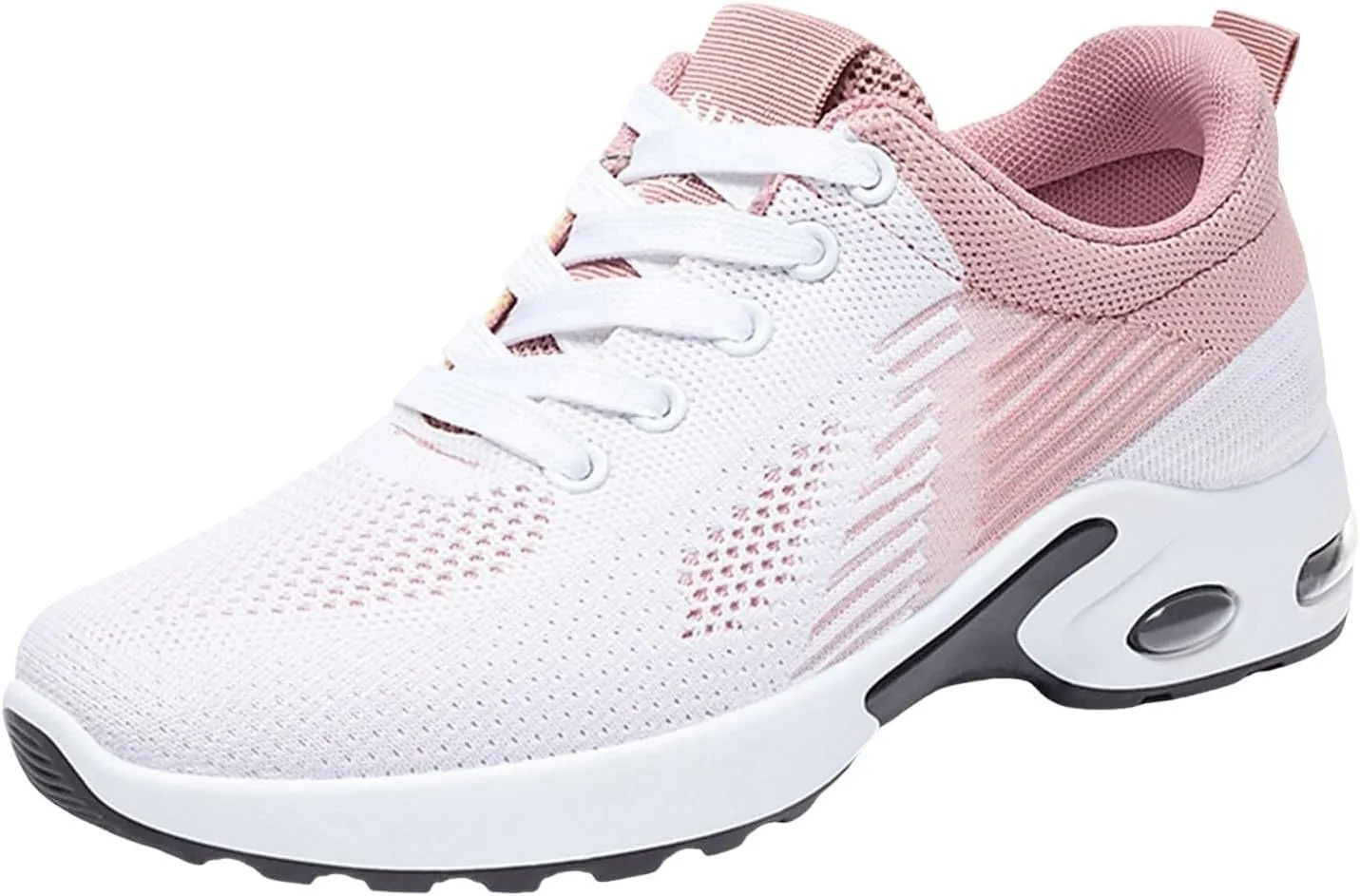 Womens Walking Sneakers Air Cushion Running Shoes Lightweight Quick-Dry Tennis Shoe Fashion Mesh Breathable Gym Sneaker Athletic Comfortable Casual Shoes Work Sneakers