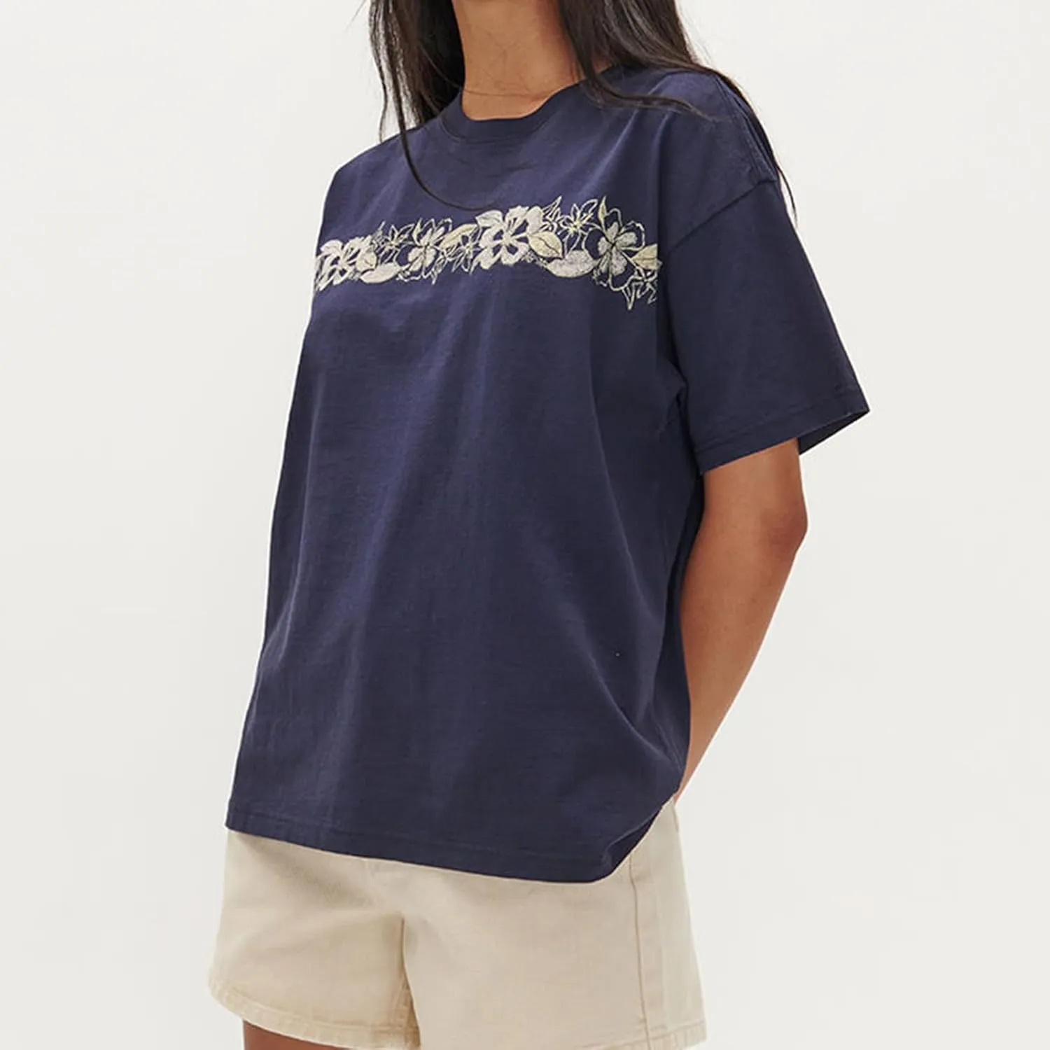 Y2k Cute Oversized Graphic Shirts Teen Girls Women Preppy Short Sleeve Floral Baggy Tees Costal Aesthetic Tops