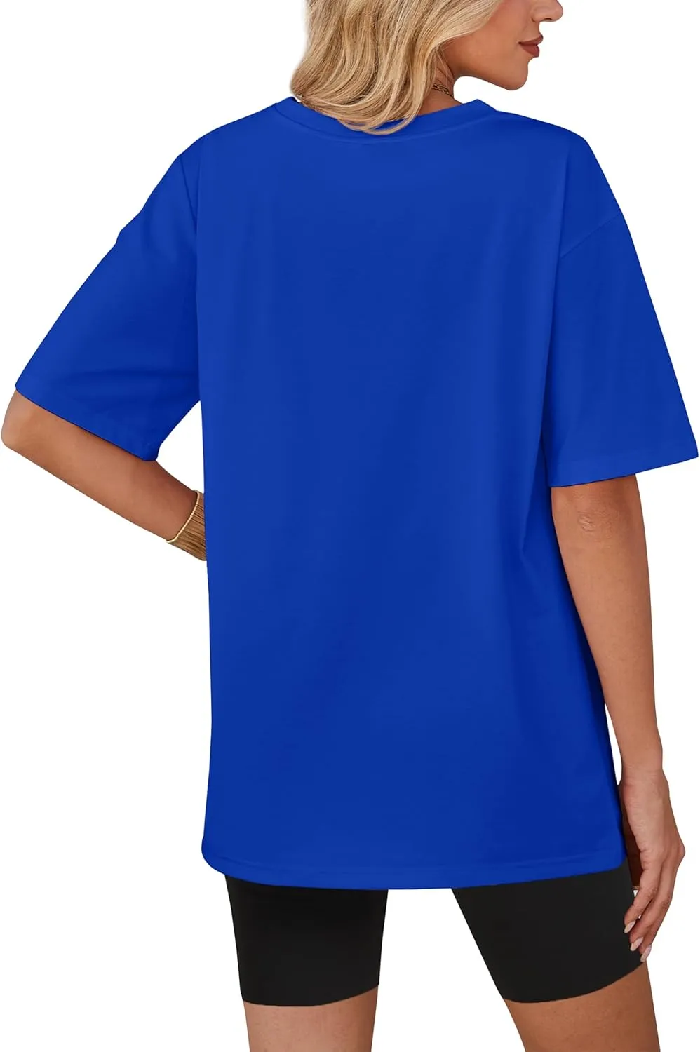 YUCOLEN Oversized T Shirts for Women Loose Fit Short Sleeve Crewneck Plus Size Tops UPF 50  Casual Workout Summer Tees